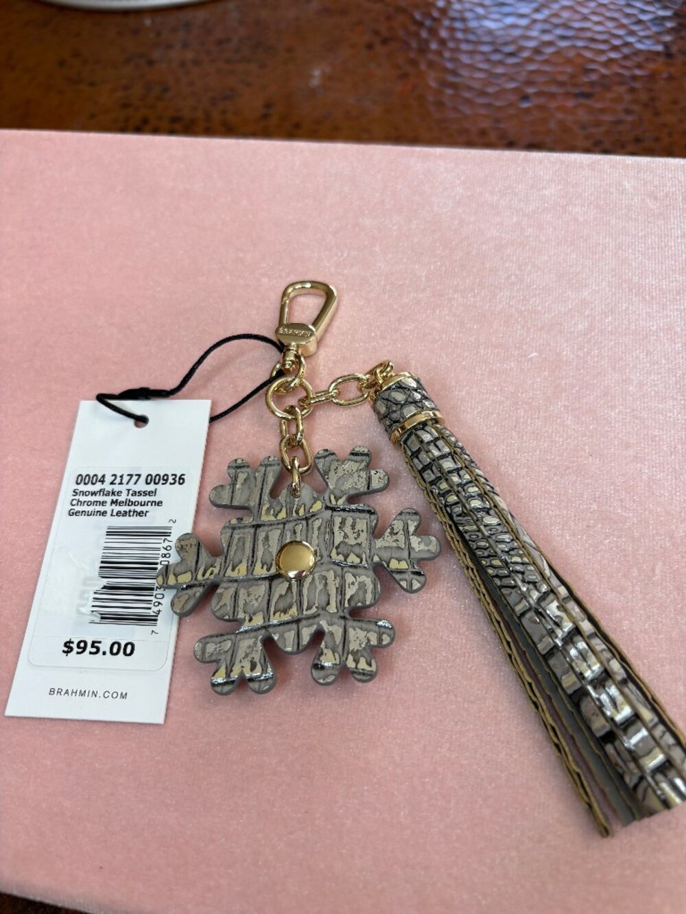 Brahmin Snowflake Tassel